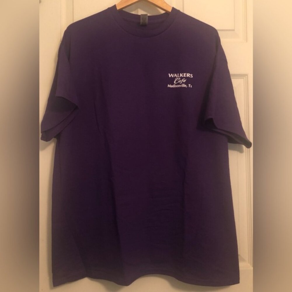 Walker’s Cafe Madisonville TX NEW T-Shirt Purple XXL